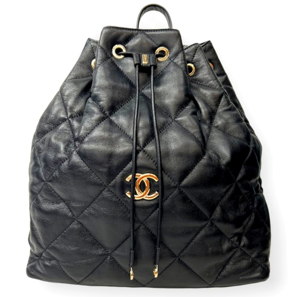 Chanel lambskin backpack - Picture 1 of 6